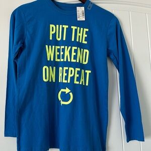 NWT boys long sleeve shirt